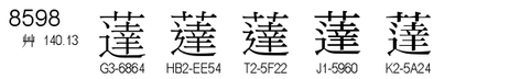 U+8598